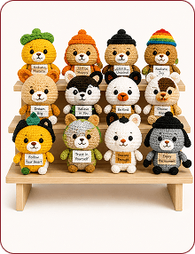 Wooden Multi-Tier Display